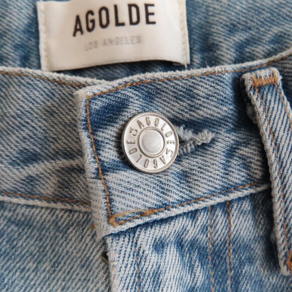 AGOLDE Cherie High Rise Straight Jeans in Merit - Size 26 Waist - Picture 8 of 15
